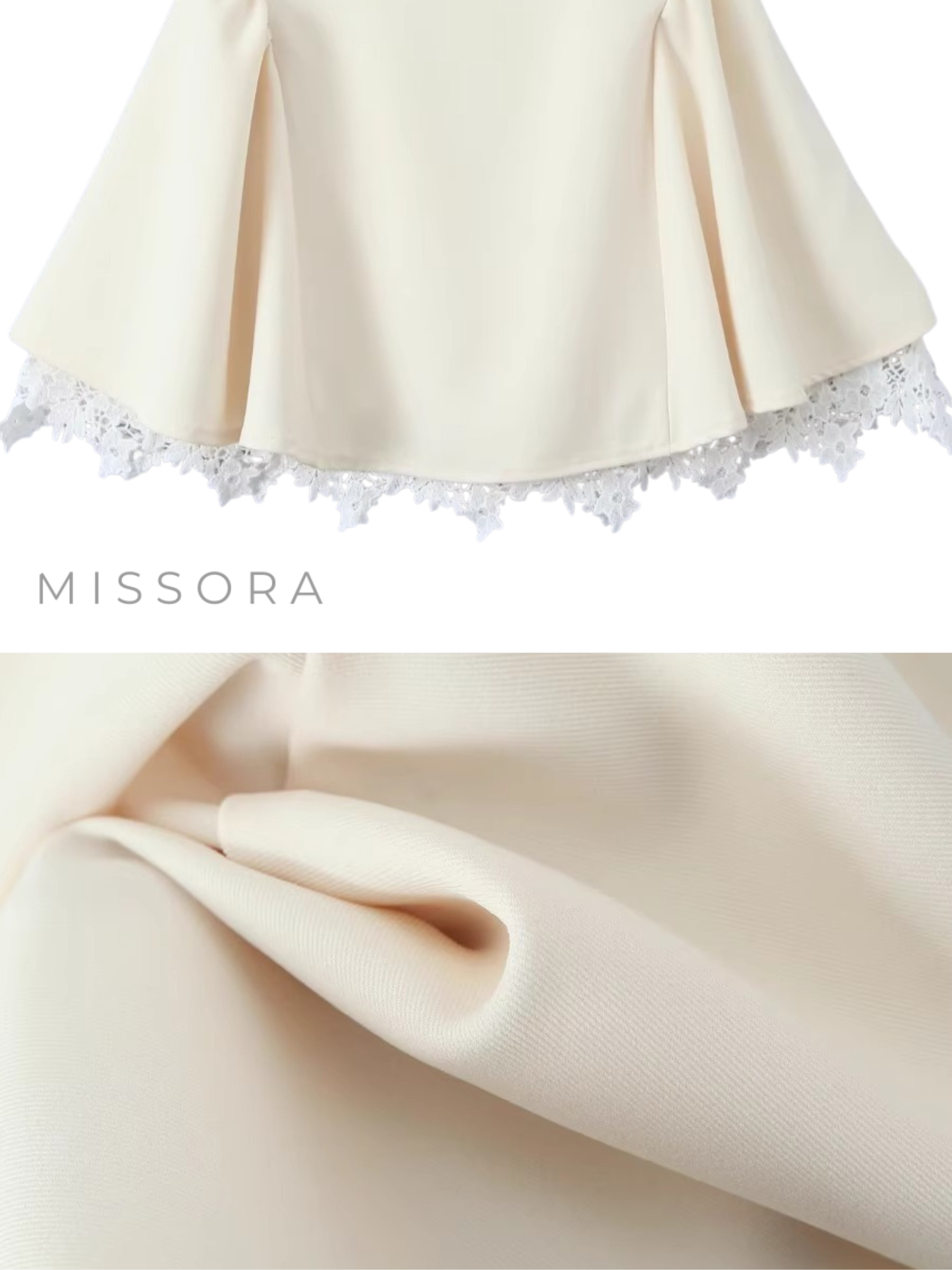 Amelie Dantel Detay Mini Elbise