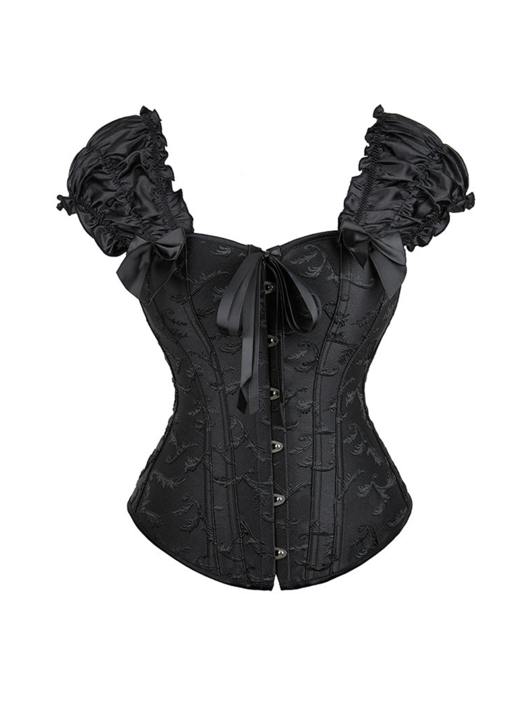 Keegan Balon Kollu Korse Bluz