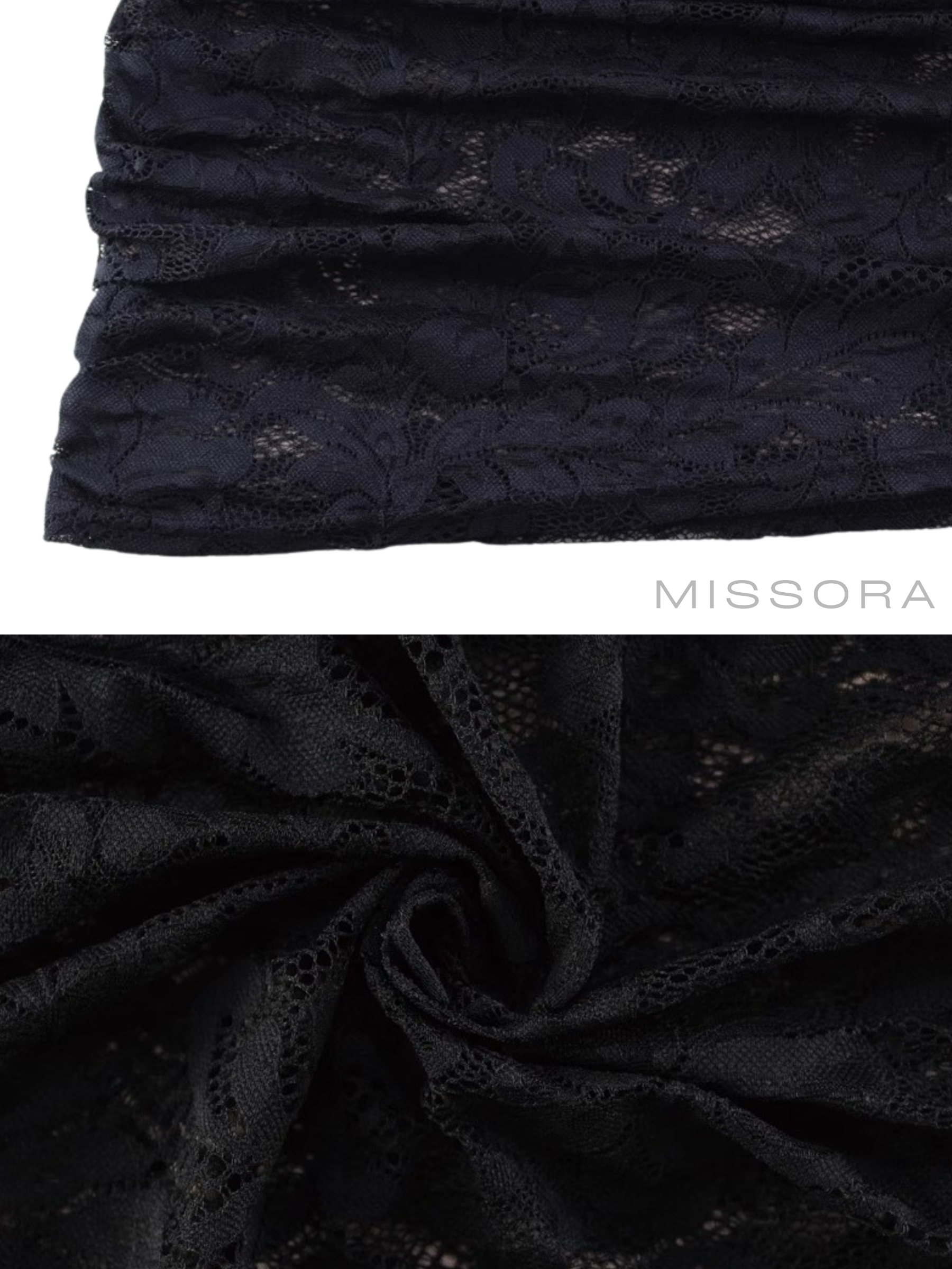 Bristol Dantelli Asimetrik Etek Mini Elbise