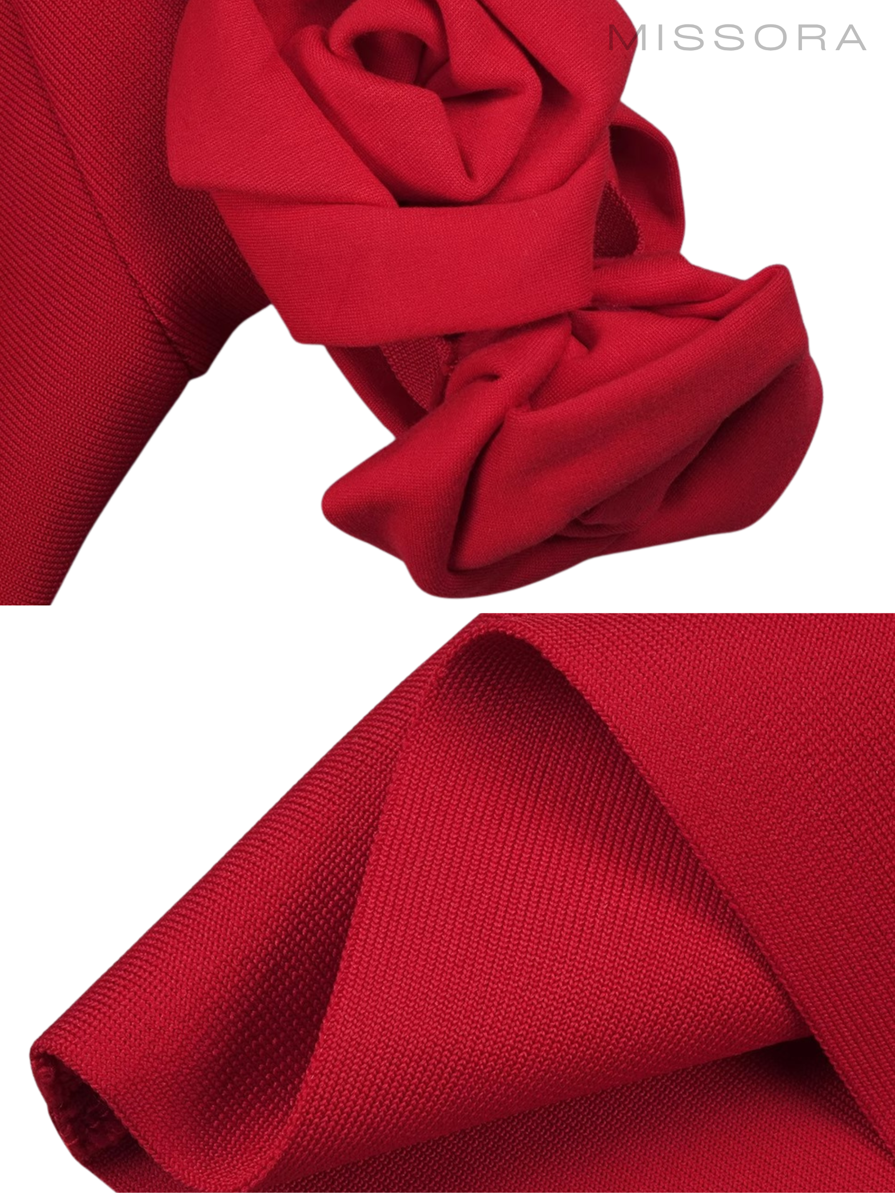 Lively Gül Detaylı Düşük Omuz Mini Elbise