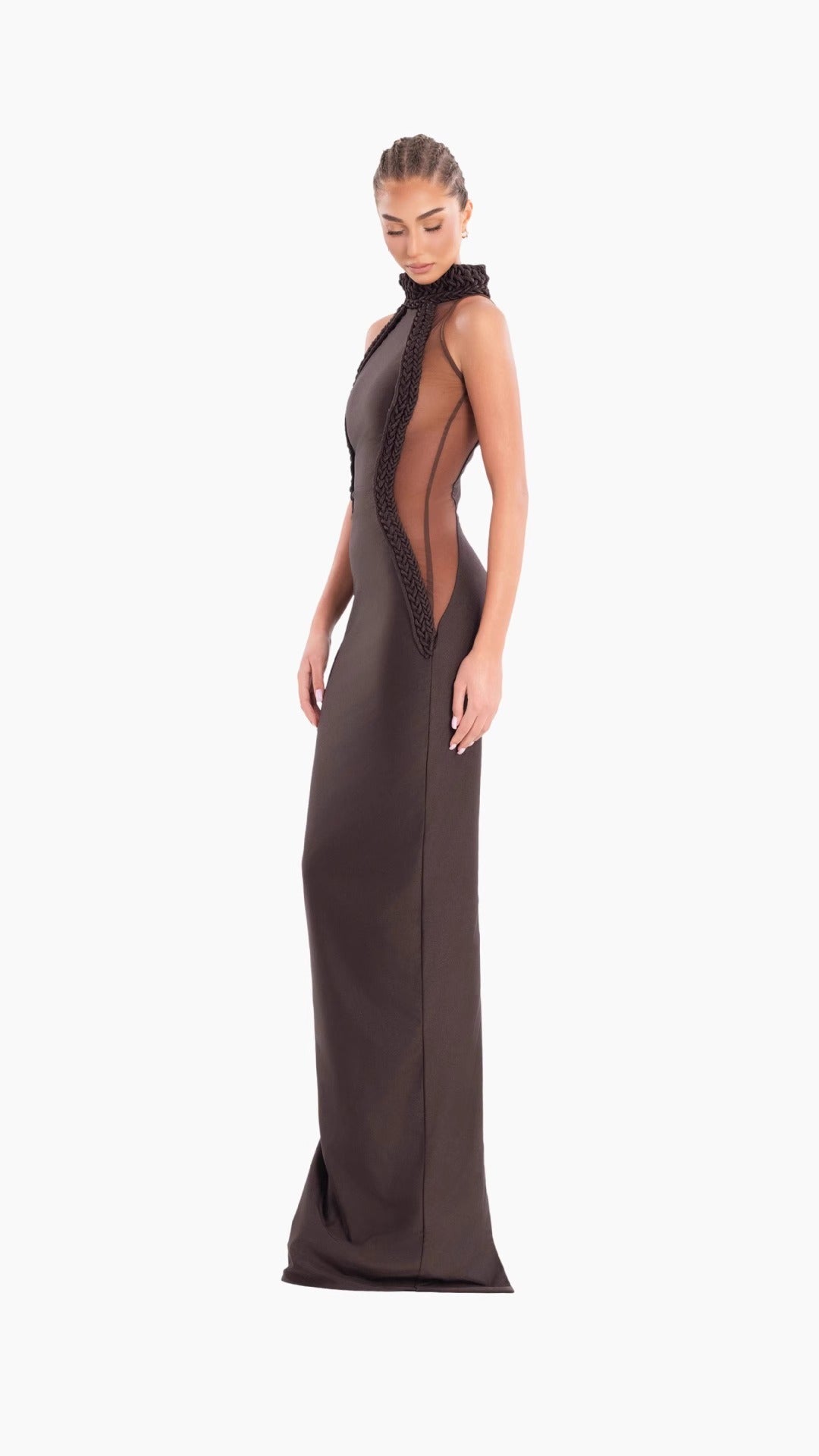 Aarvi Halter Maxi Elbise