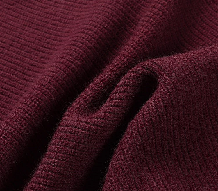 Sariya Düşük Omuz Salaş Triko Kazak