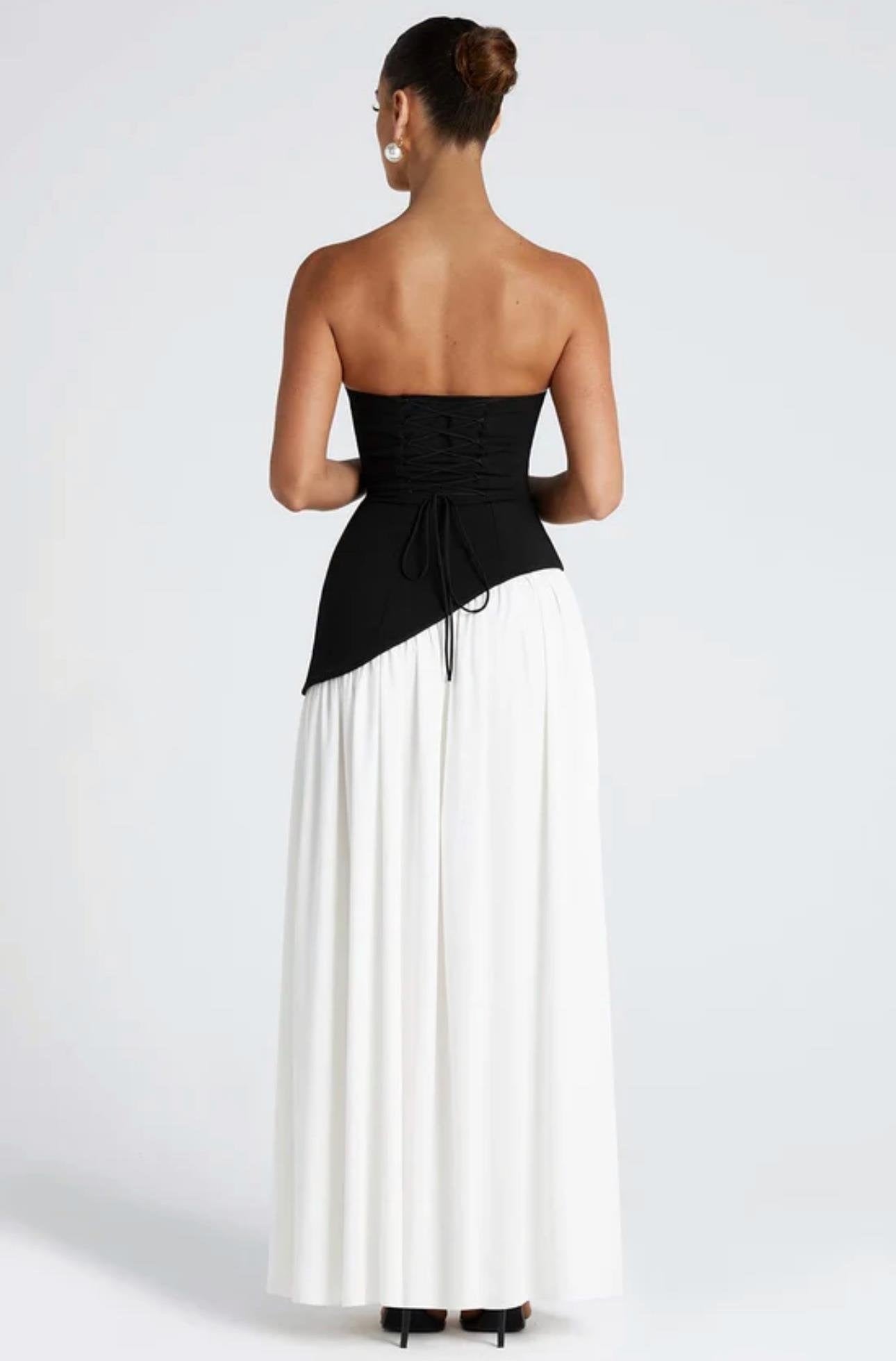 Embrie Askısız Yırtmaçlı Elbise