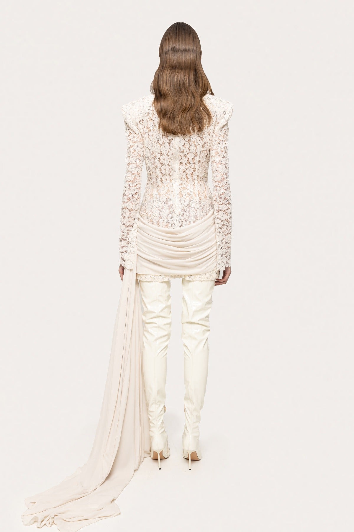 Dalyla Pul Payetli Dantel Mini Elbise