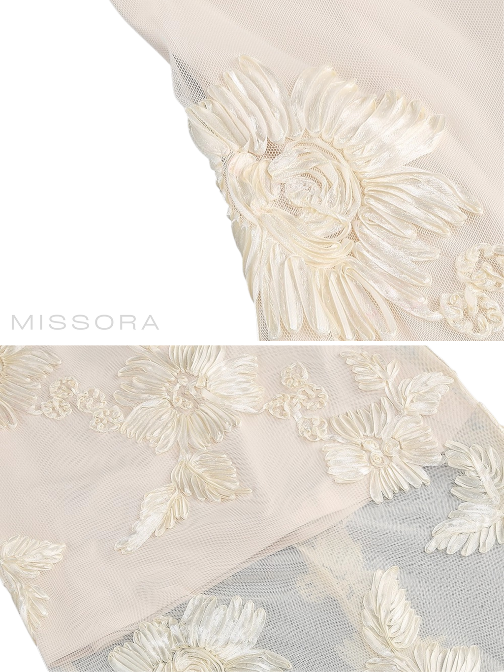 Delyla Straplez İşlemeli Maxi Balık Elbise