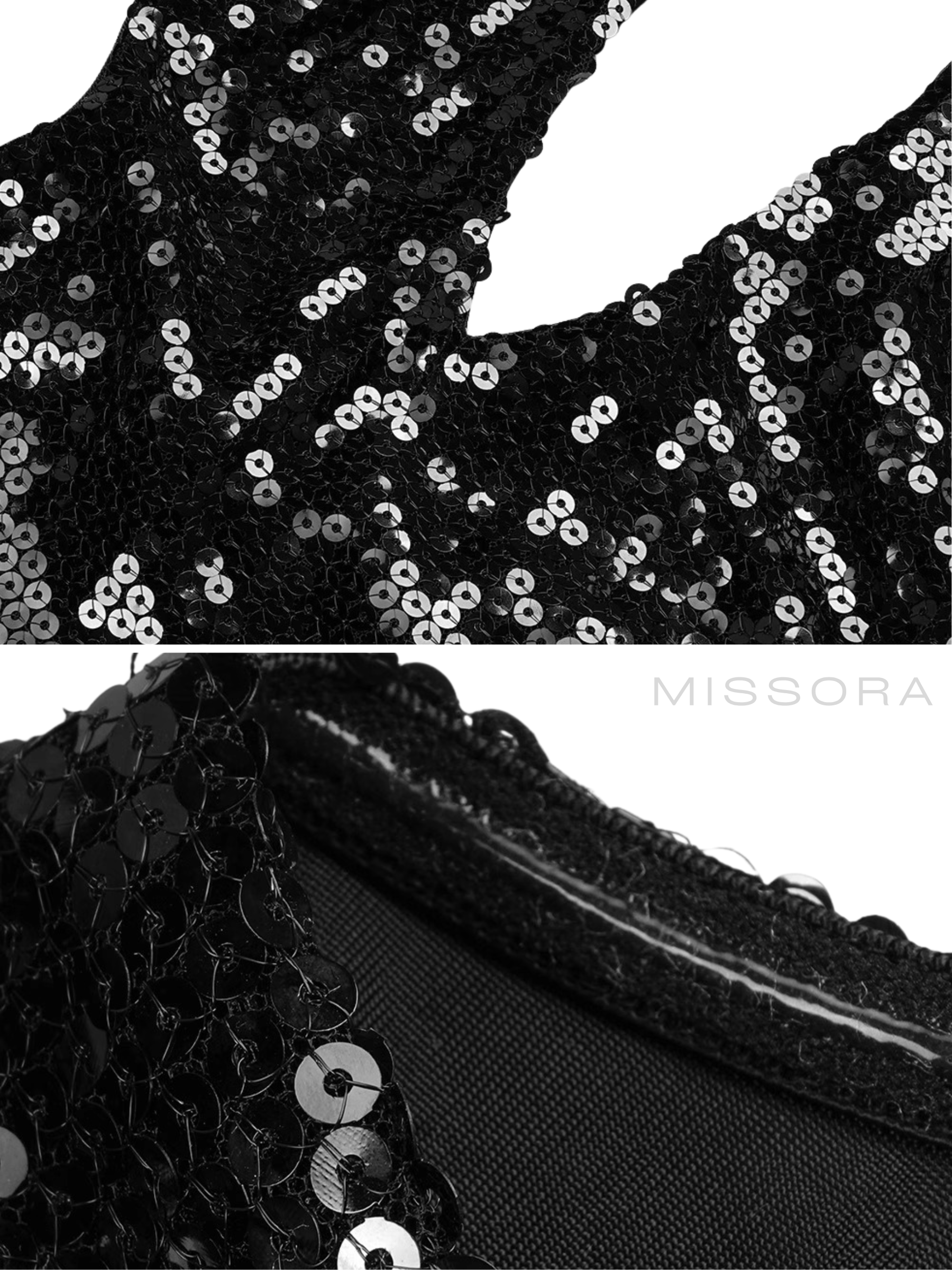 Raven Halter Payetli Maksi Elbise