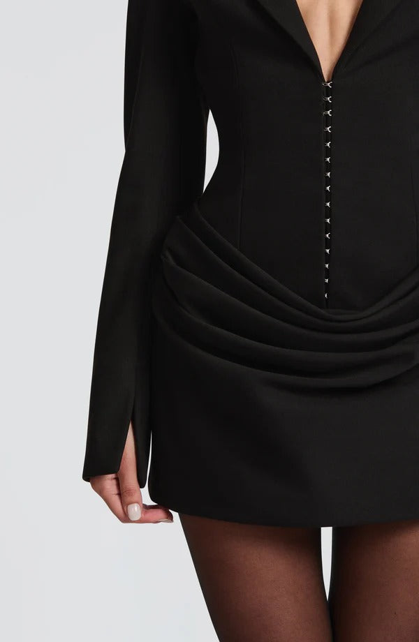 Kaylin Blazer Korse Mini Elbise