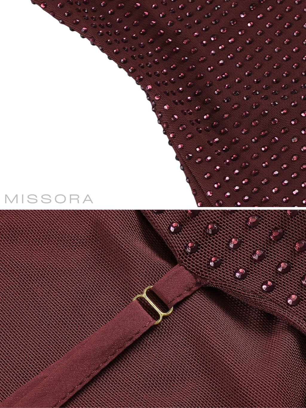 Nyla Sırtı Açık Işıltılı Uzun Kol Mini Elbise