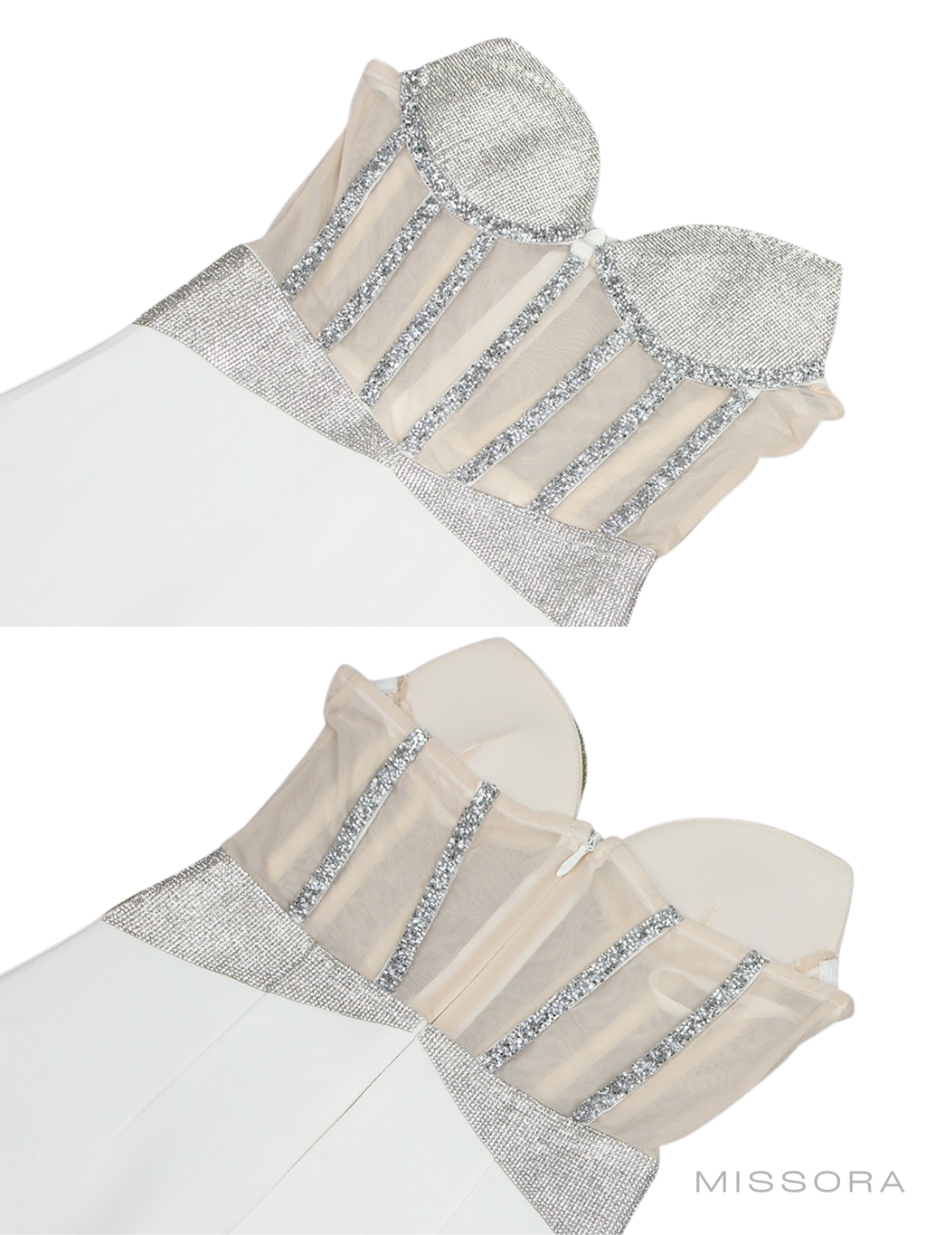 Celestine Kristal Korse Maksi Elbise