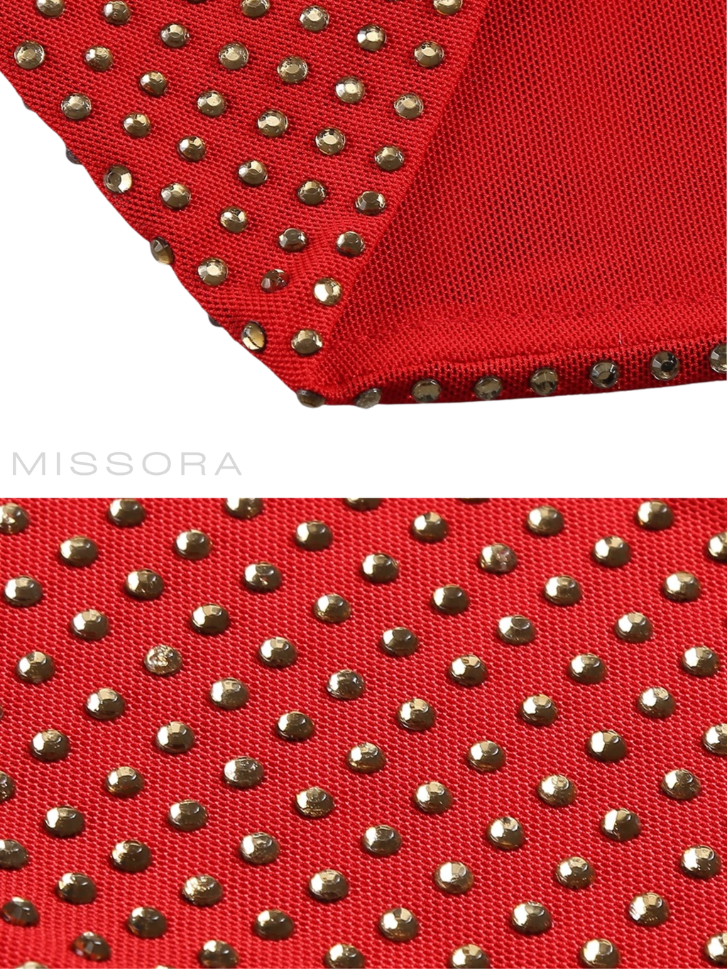 Nyla Sırtı Açık Işıltılı Uzun Kol Mini Elbise