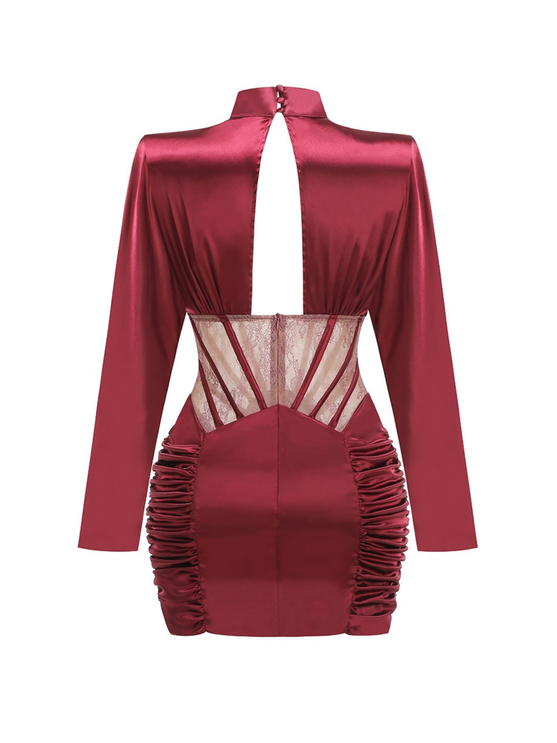 Keaton Dantel Korse Detaylı Mini Elbise