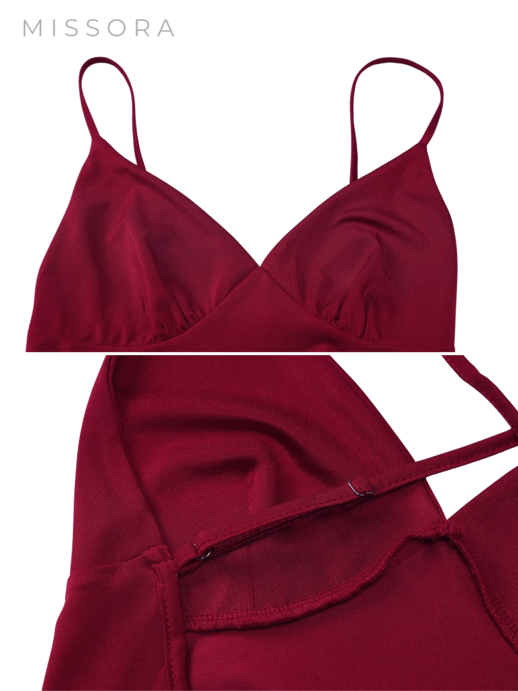 Kira Askılı Yırtmaçlı Maksi Elbise