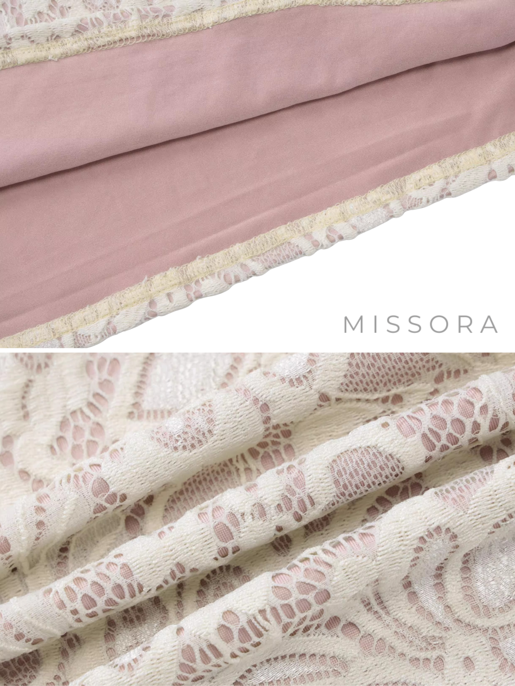 Saphire Dantel Mandarin Yaka Mini Elbise