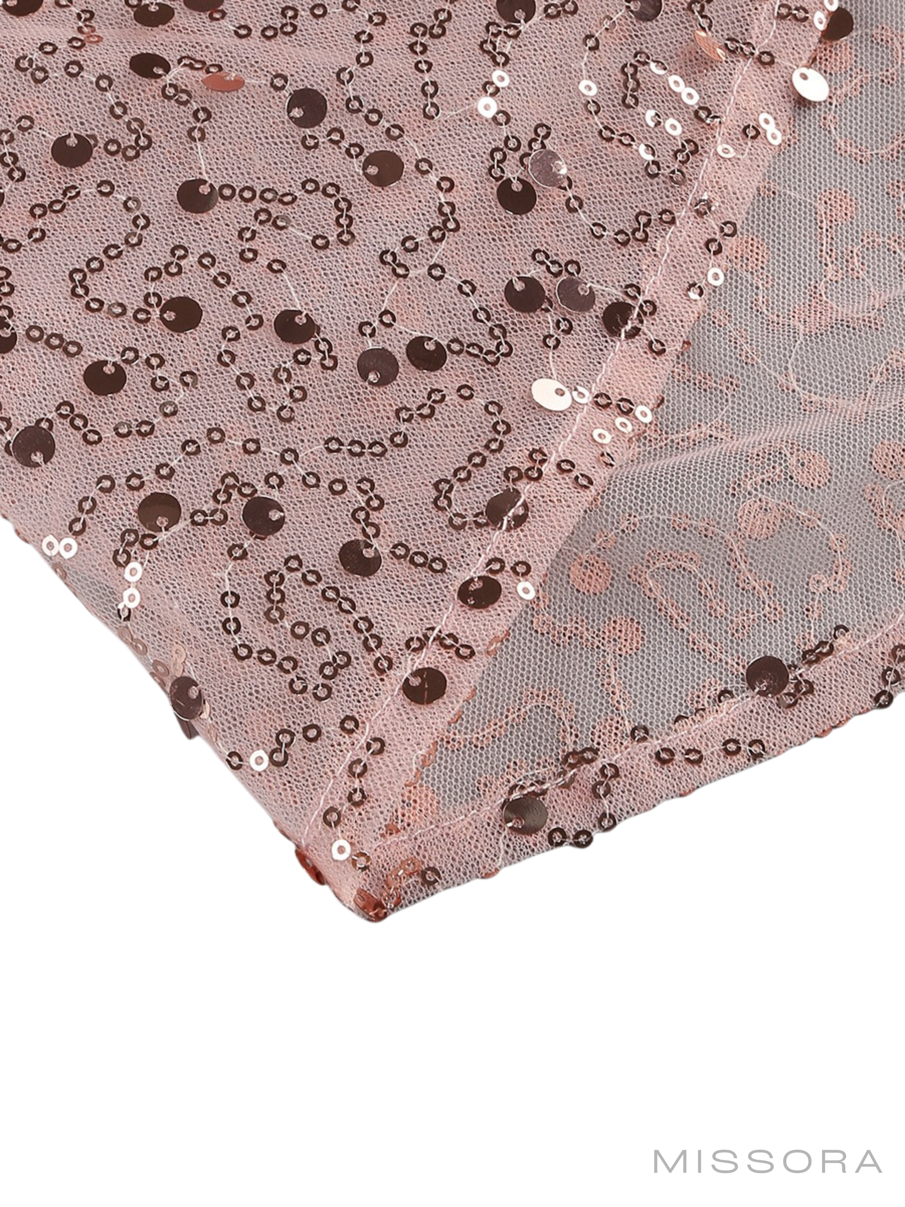 Isabel Payetli Uzun Straplez Elbise