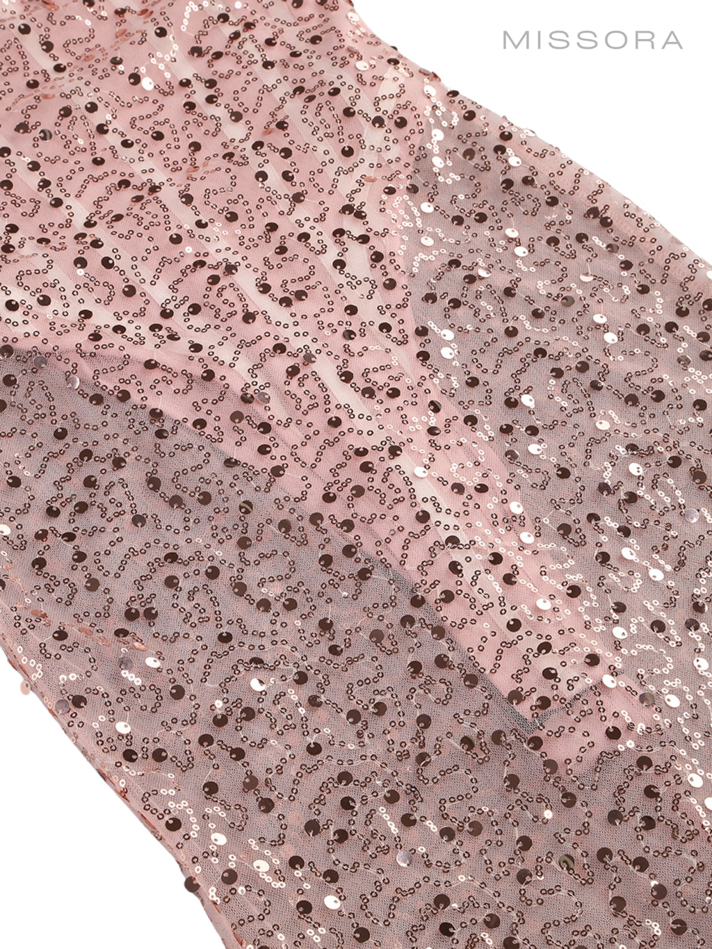 Isabel Payetli Uzun Straplez Elbise