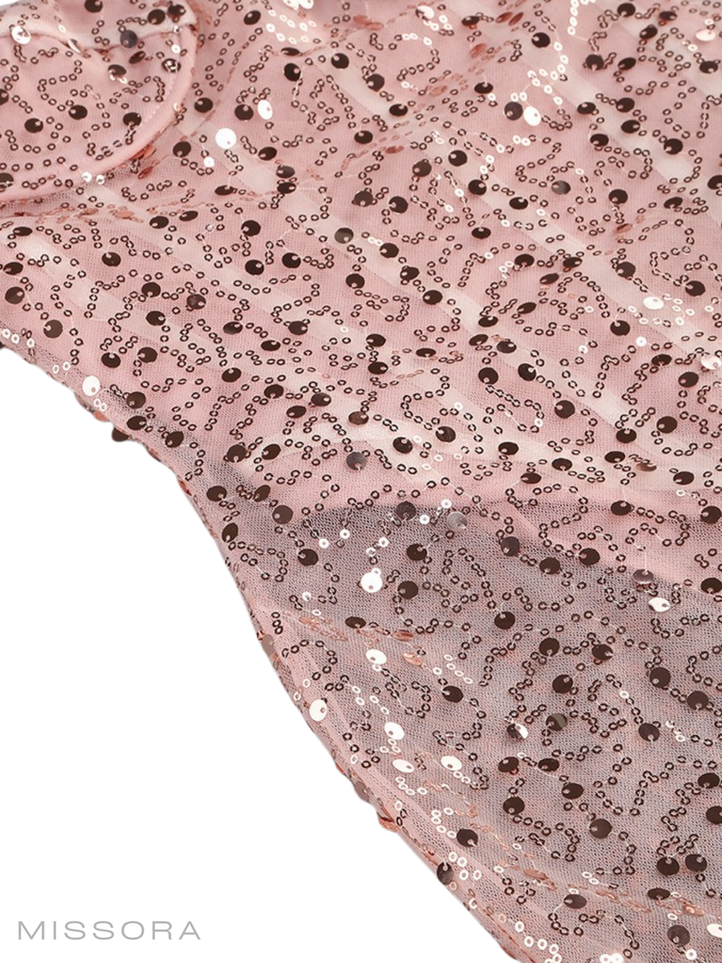 Isabel Payetli Uzun Straplez Elbise