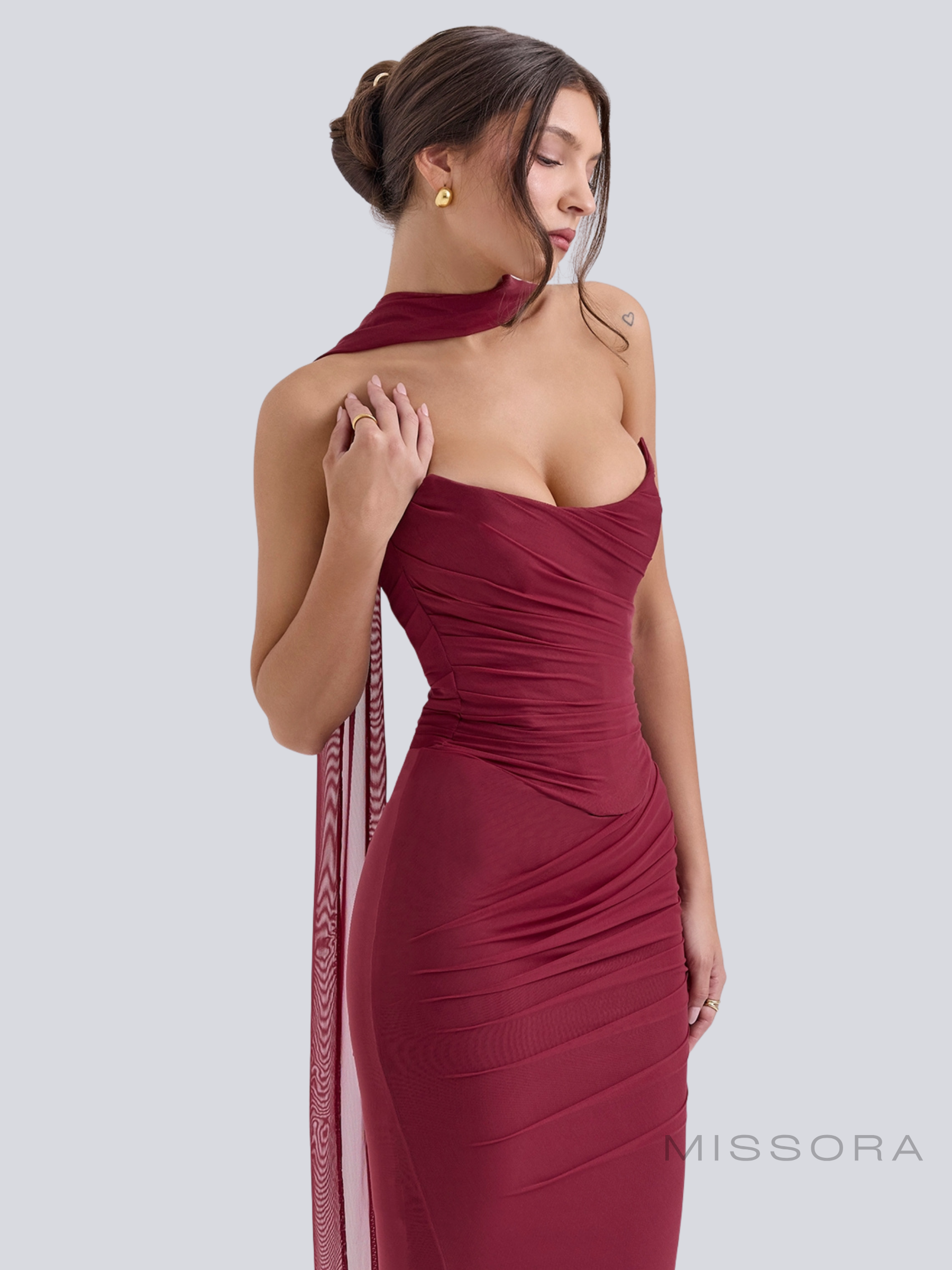 Leigha Tül Etek & Korse Takım