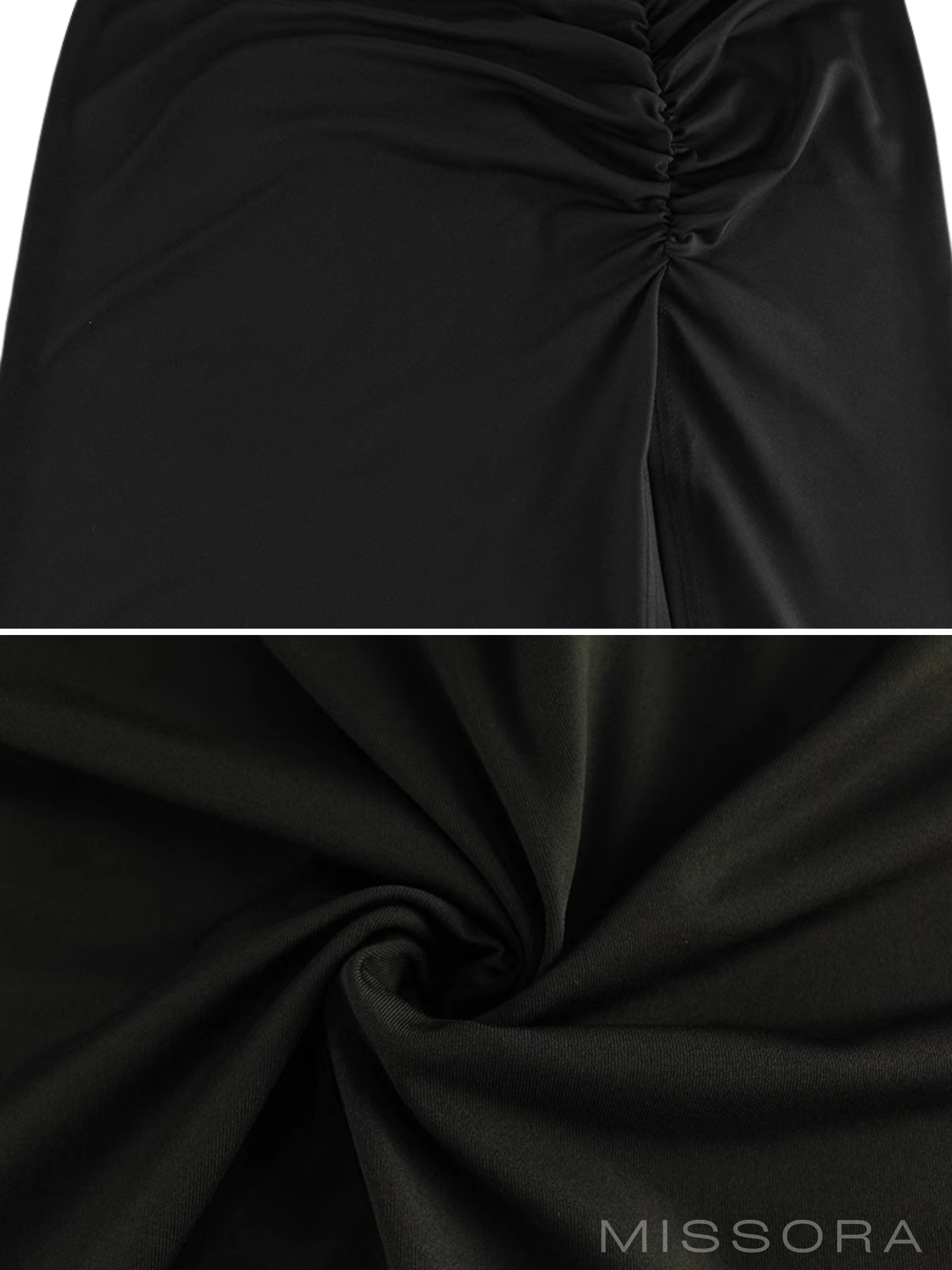 Aleksandra Yırtmaçlı Maksi Etek Takımı