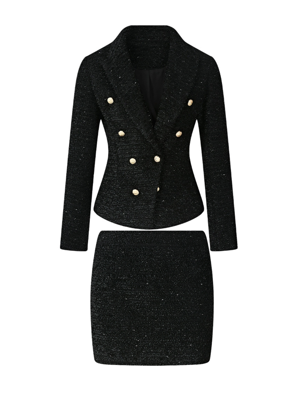 Dania Tweed Ceket & Mini Etek Takım