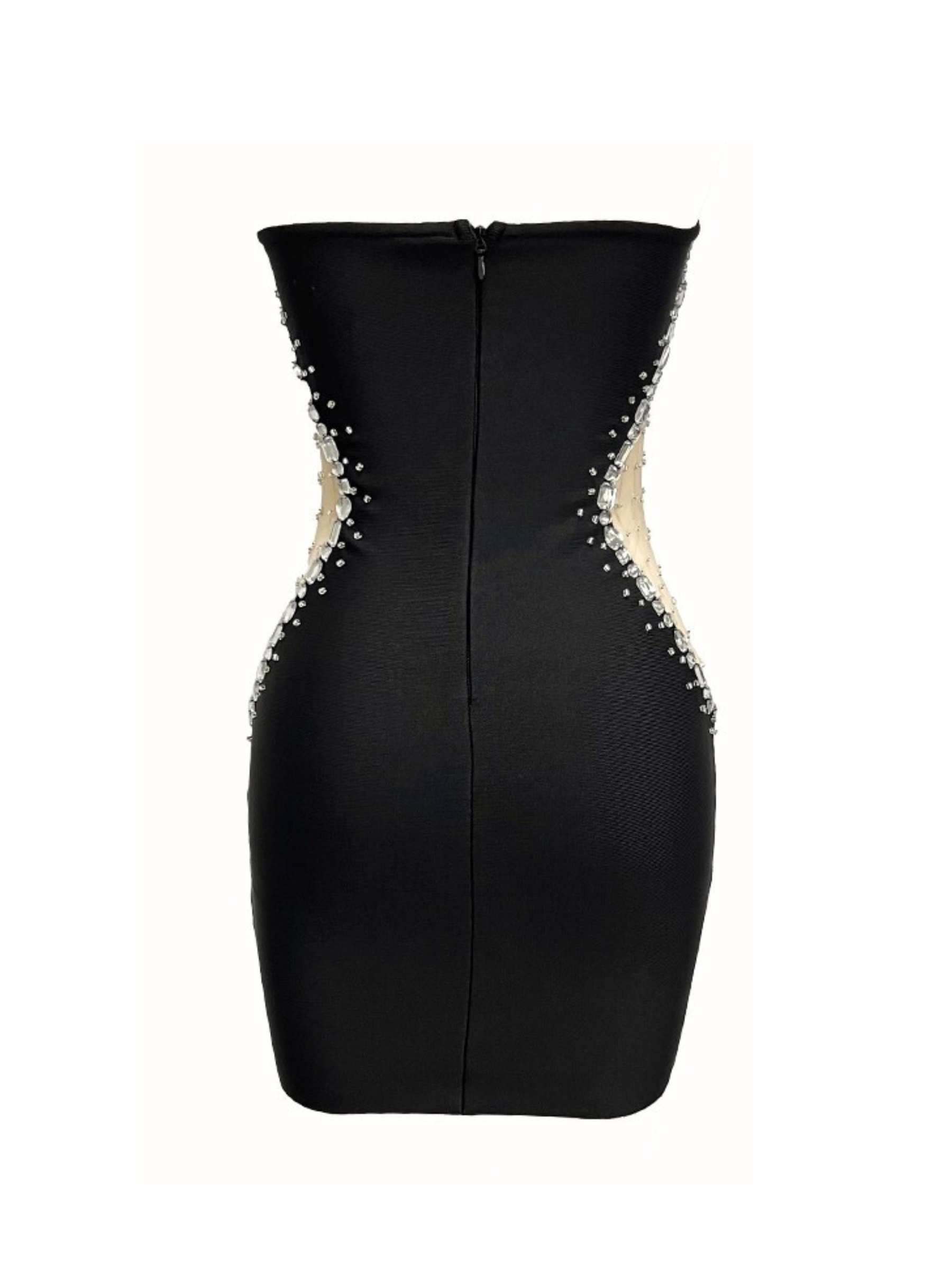 Montana Taş Detaylı Bandaj Mini Elbise