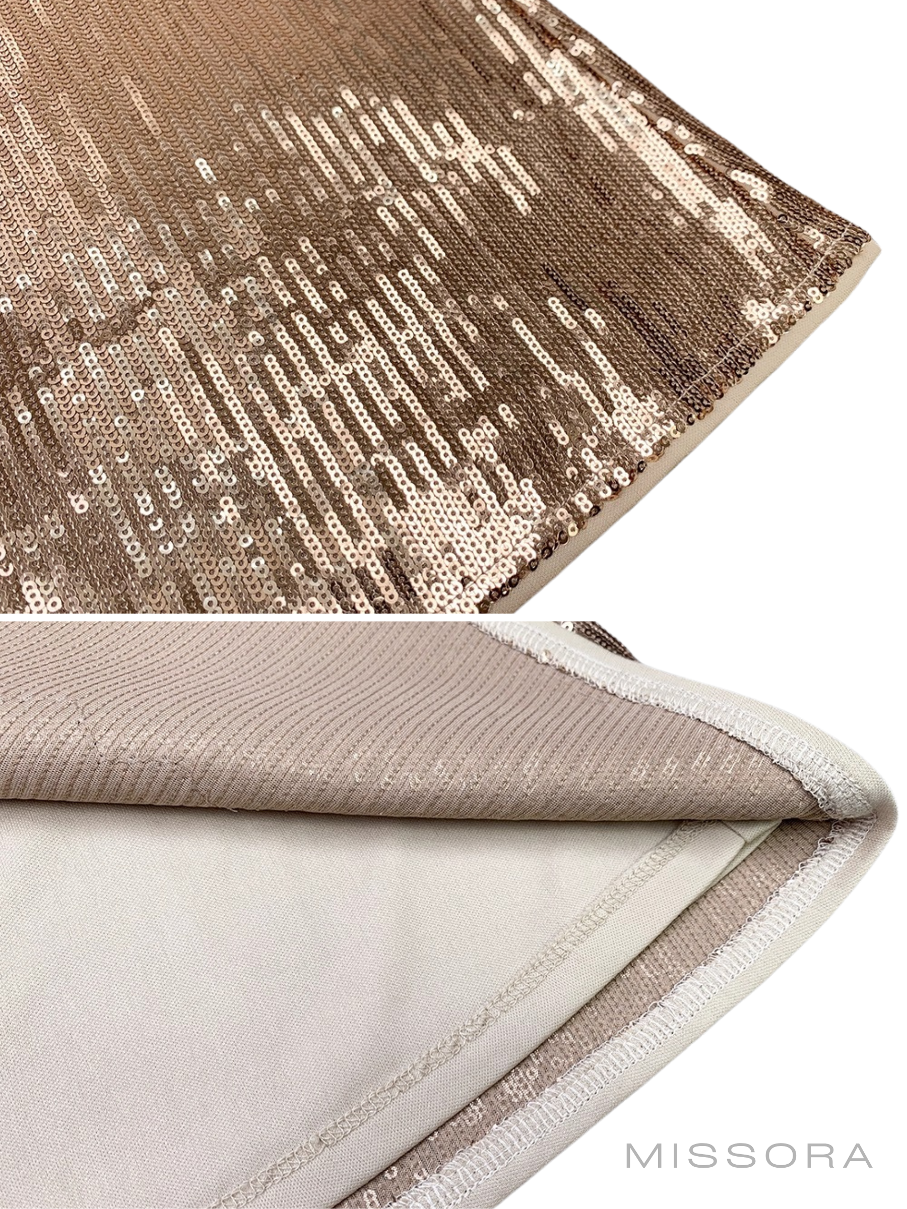 Aline Altın Payetli Elbise