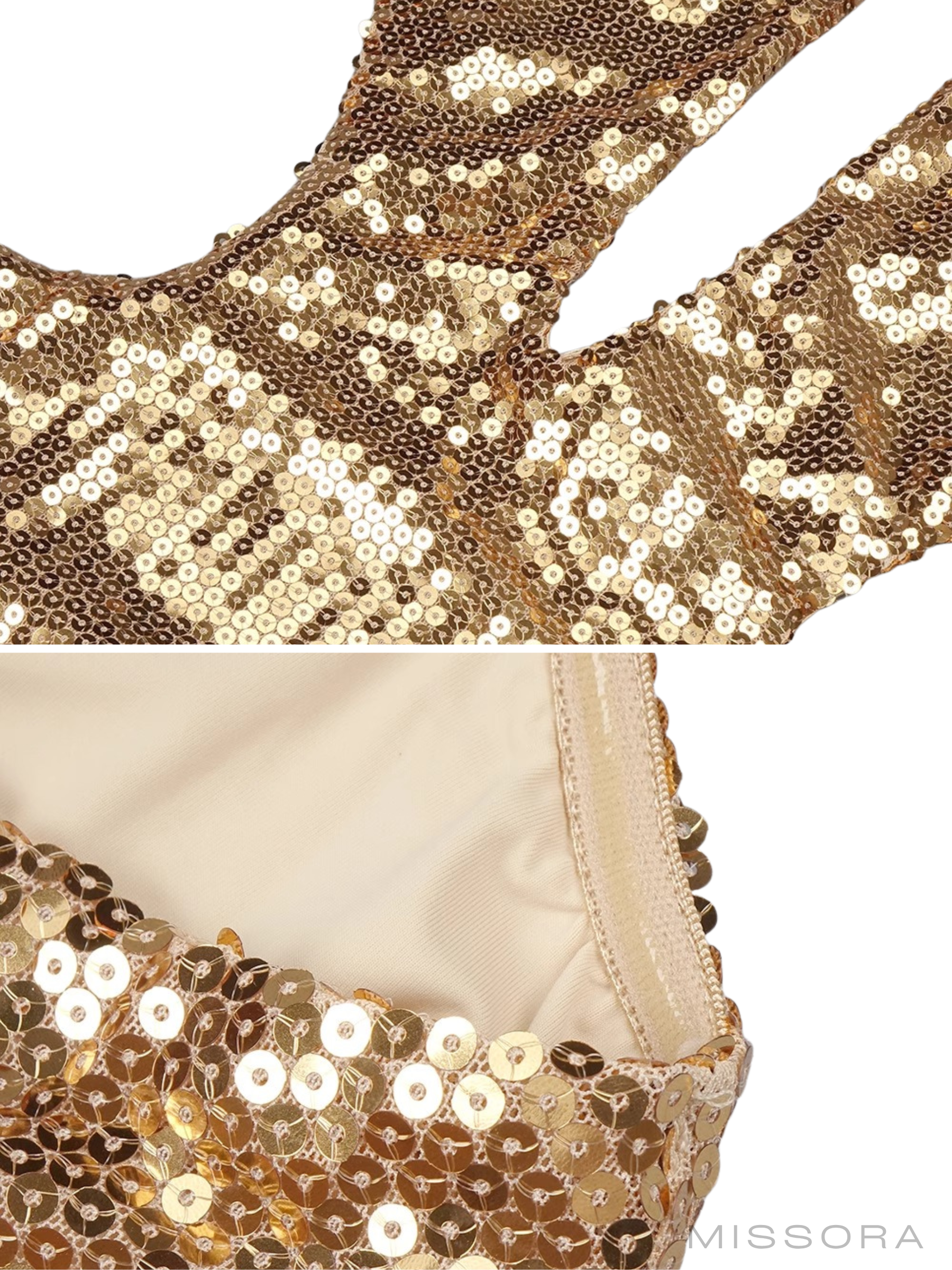 Raven Halter Payetli Maksi Elbise