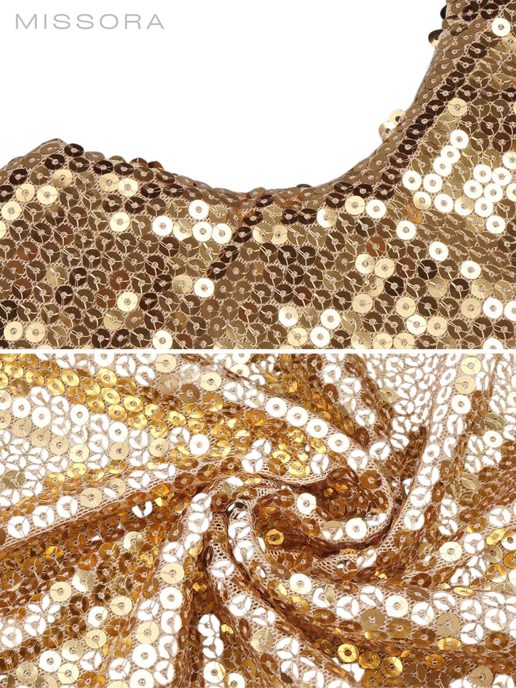 Raven Halter Payetli Maksi Elbise