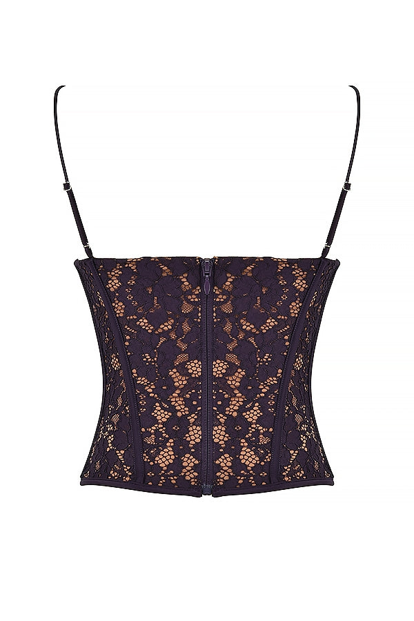 Adella Askılı Dantel Korse