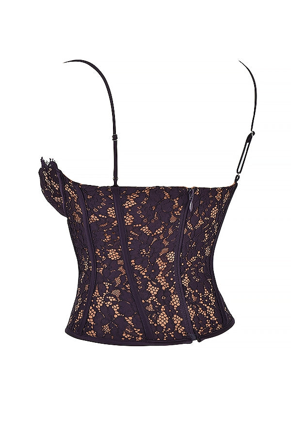 Adella Askılı Dantel Korse