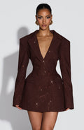 Aminata Embellished Blazer Mini Dress