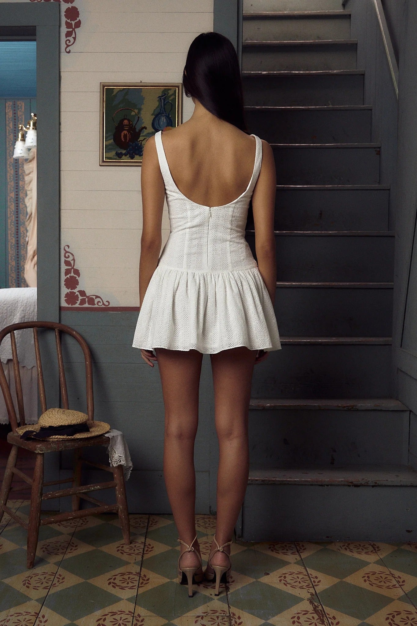 Emanuela Dantelli Mini Elbise