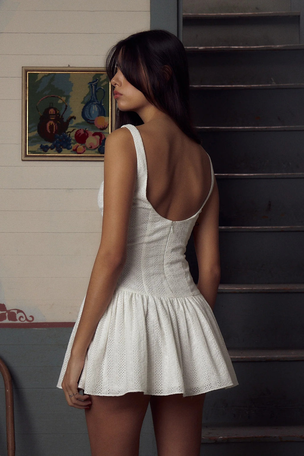 Emanuela Dantelli Mini Elbise