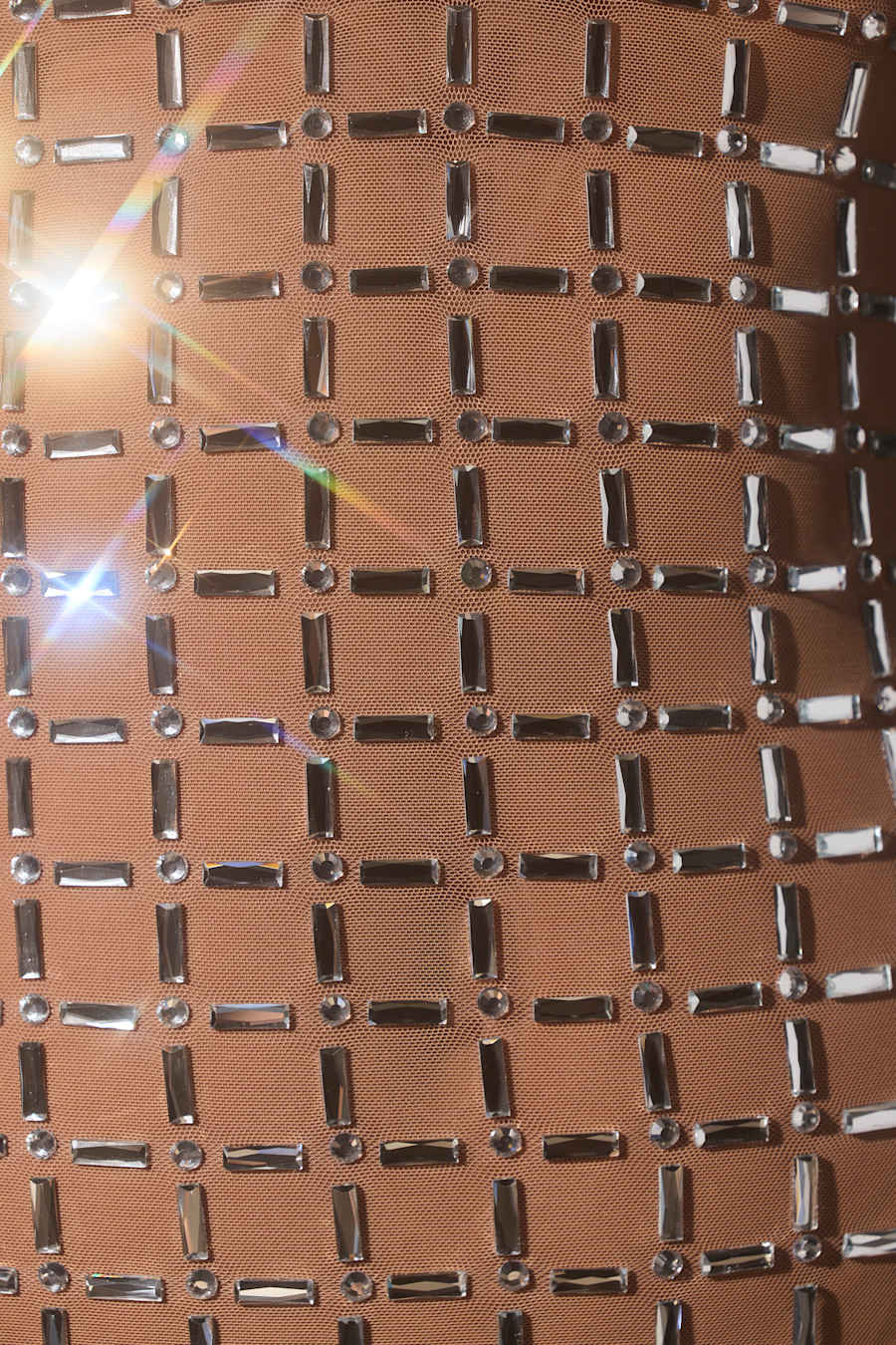 Laurie Işıltılı V Yaka Midi Elbise