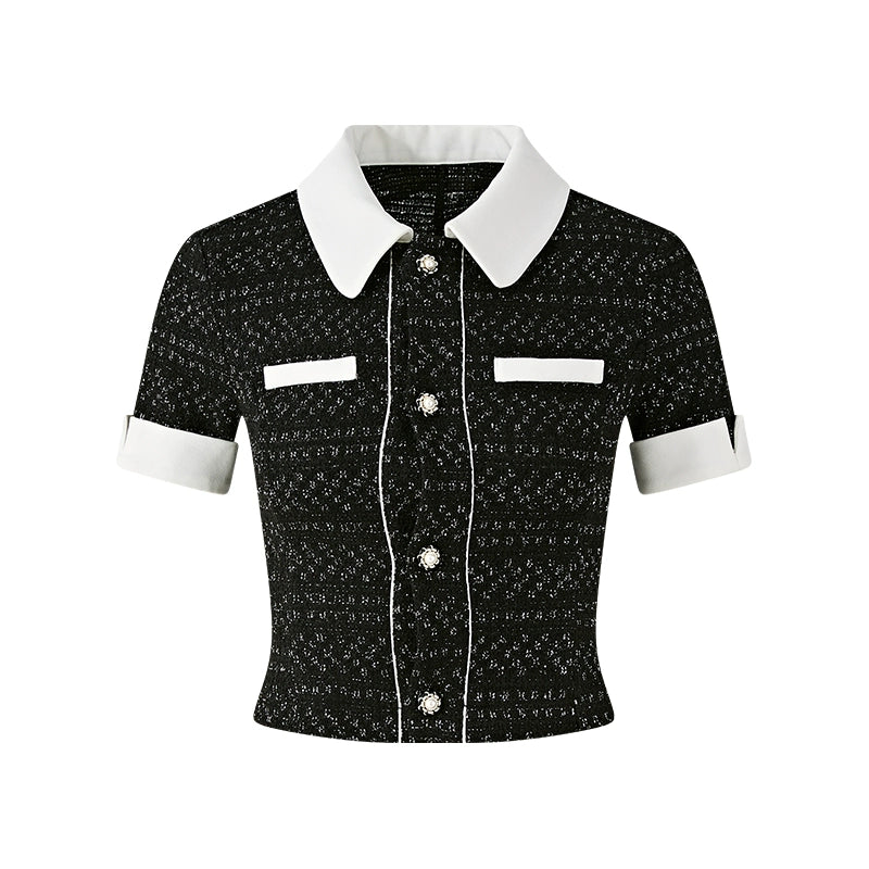 Annmarie Kısa Kol Şort Takım - Siyah Üst [ZTRNHJ21]