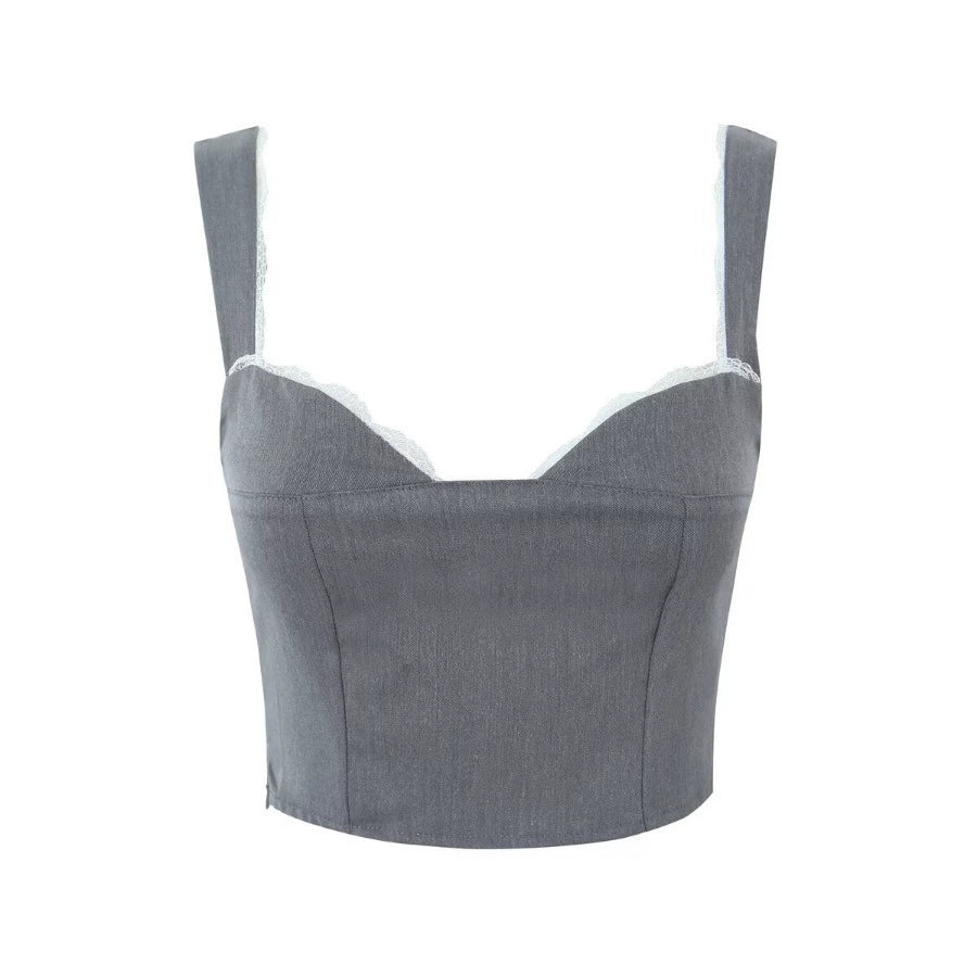 Sitara Dantelli İkili Etek Takım - Askılı Bluz [I9YXTU3H]