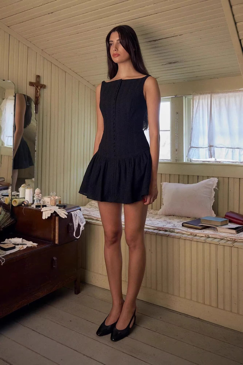 Emanuela Dantelli Mini Elbise