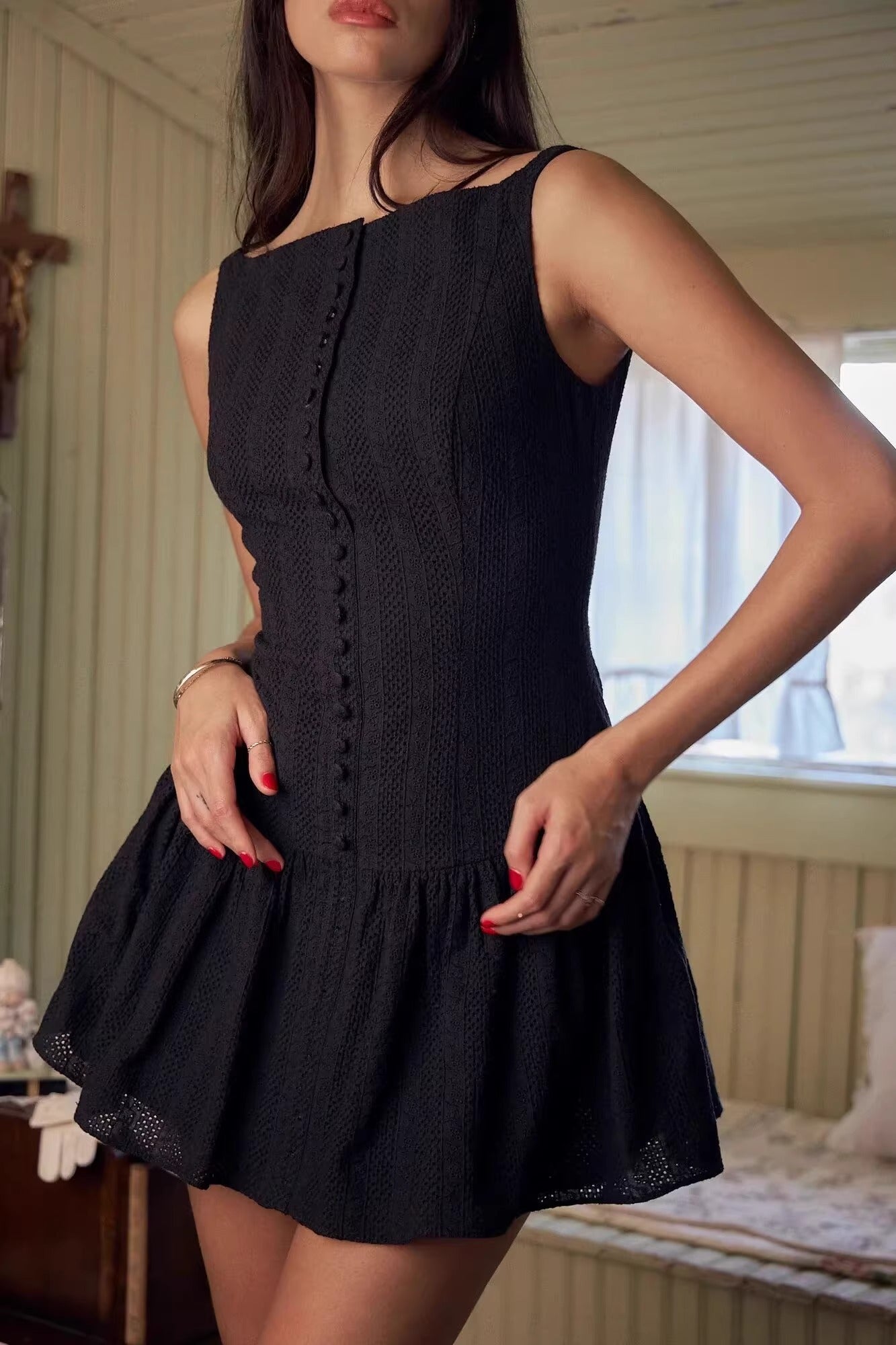 Emanuela Dantelli Mini Elbise