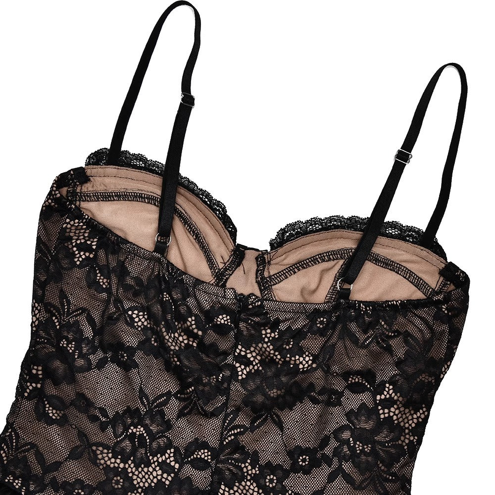 Frances Dantel Detaylı Mini Elbise Takım