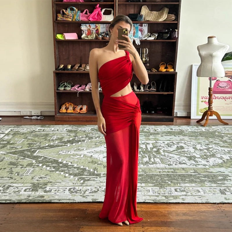 Alta Tül Etek Maxi Elbise