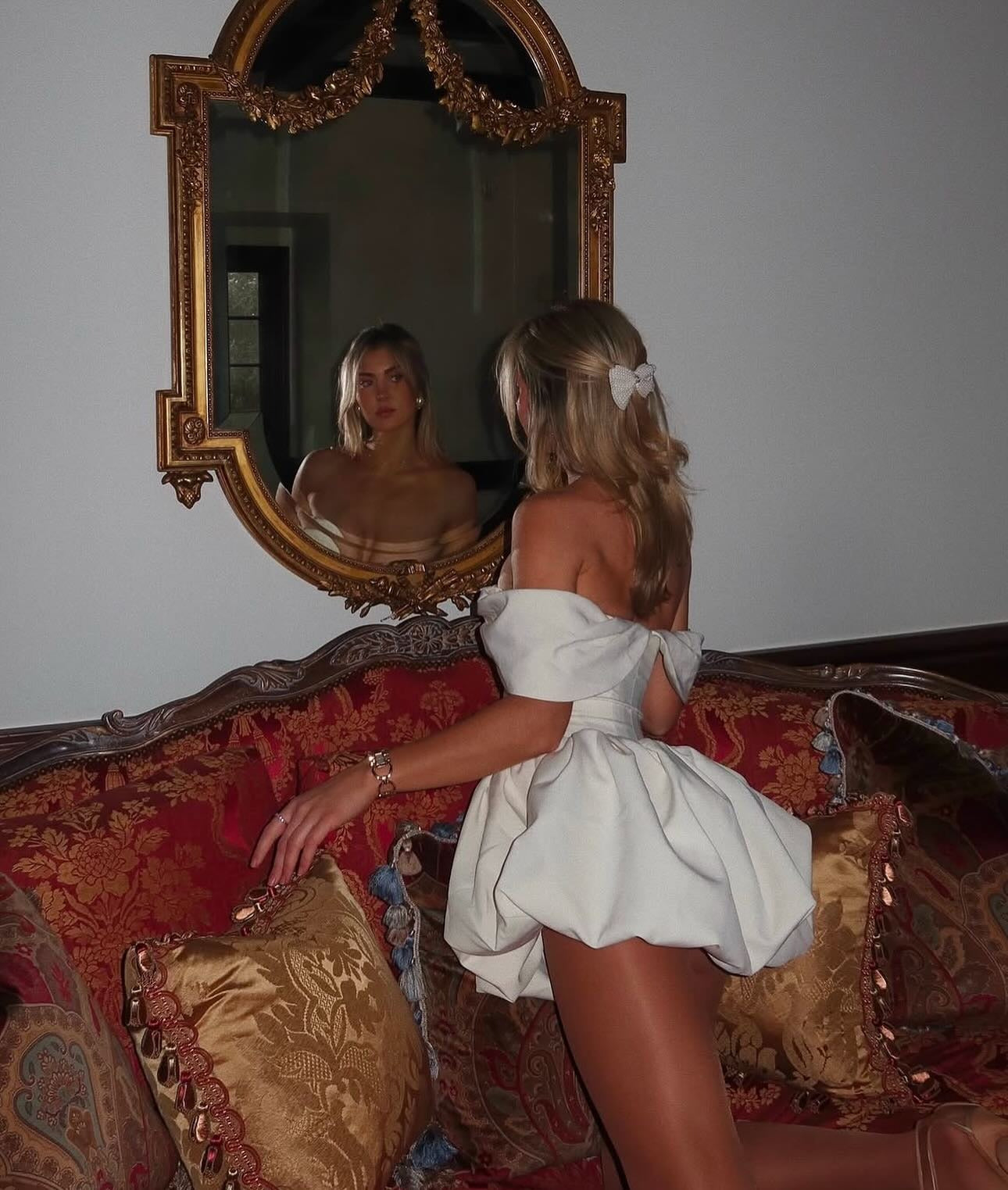 Gabby V Yaka Korse Elbise