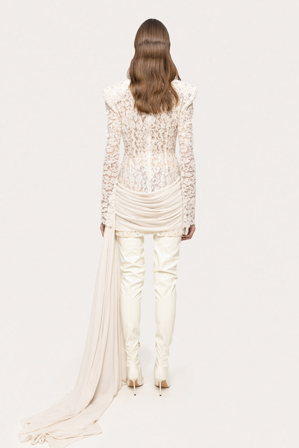 Dalyla Pul Payetli Dantel Mini Elbise