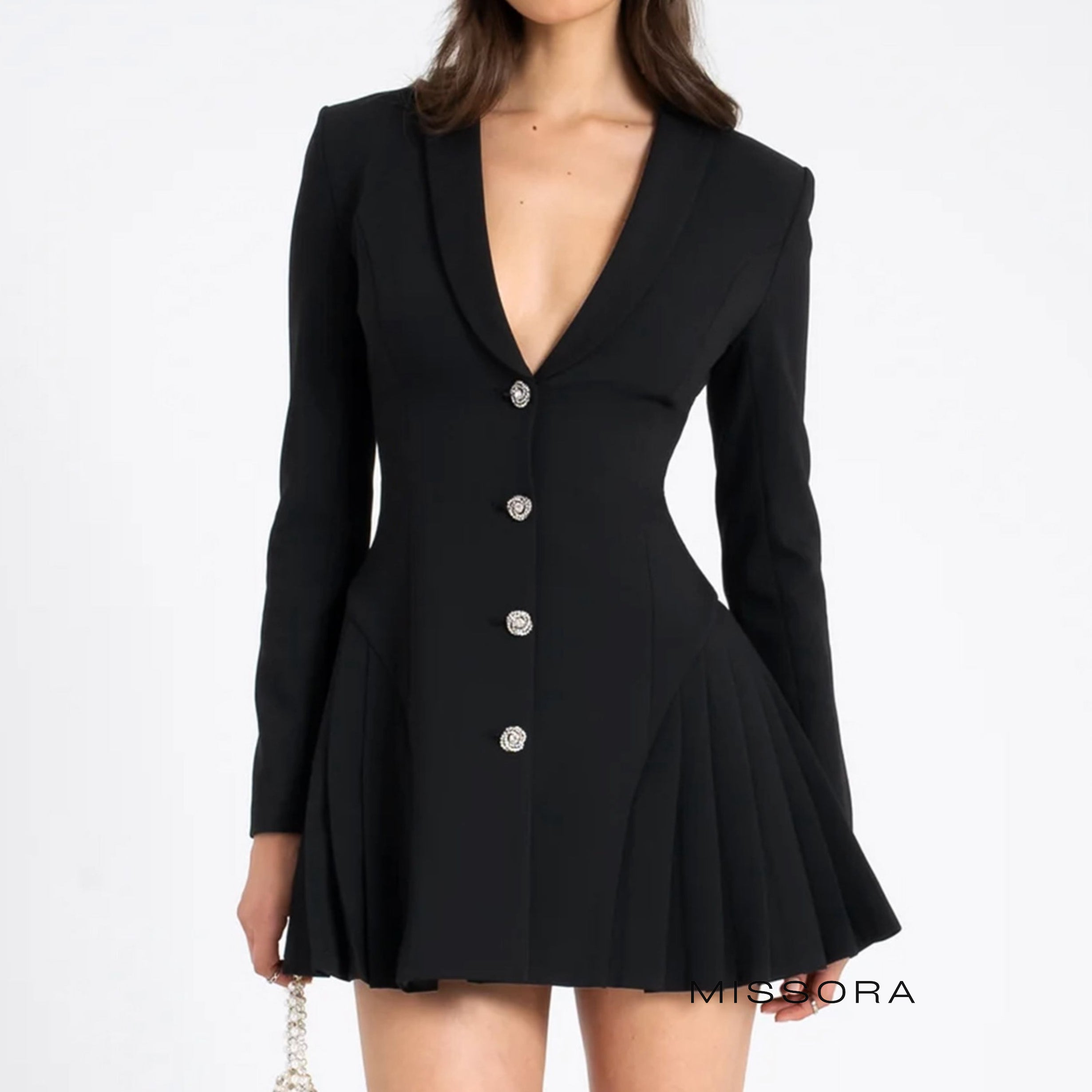 Aairah Pliseli Blazer Elbise [1SPW7PI6]