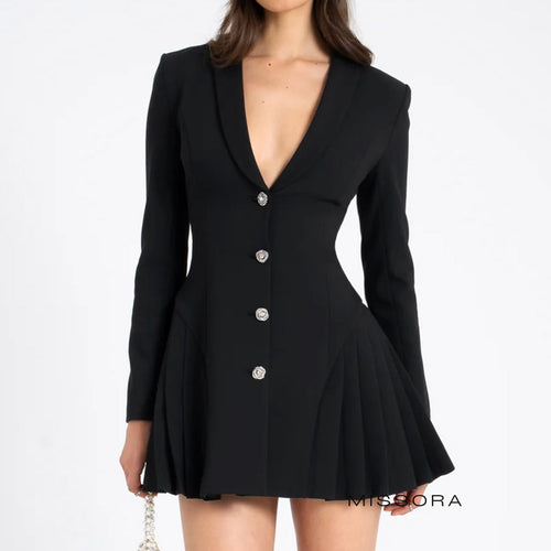 Aairah Pliseli Blazer Elbise [1SPW7PI6]