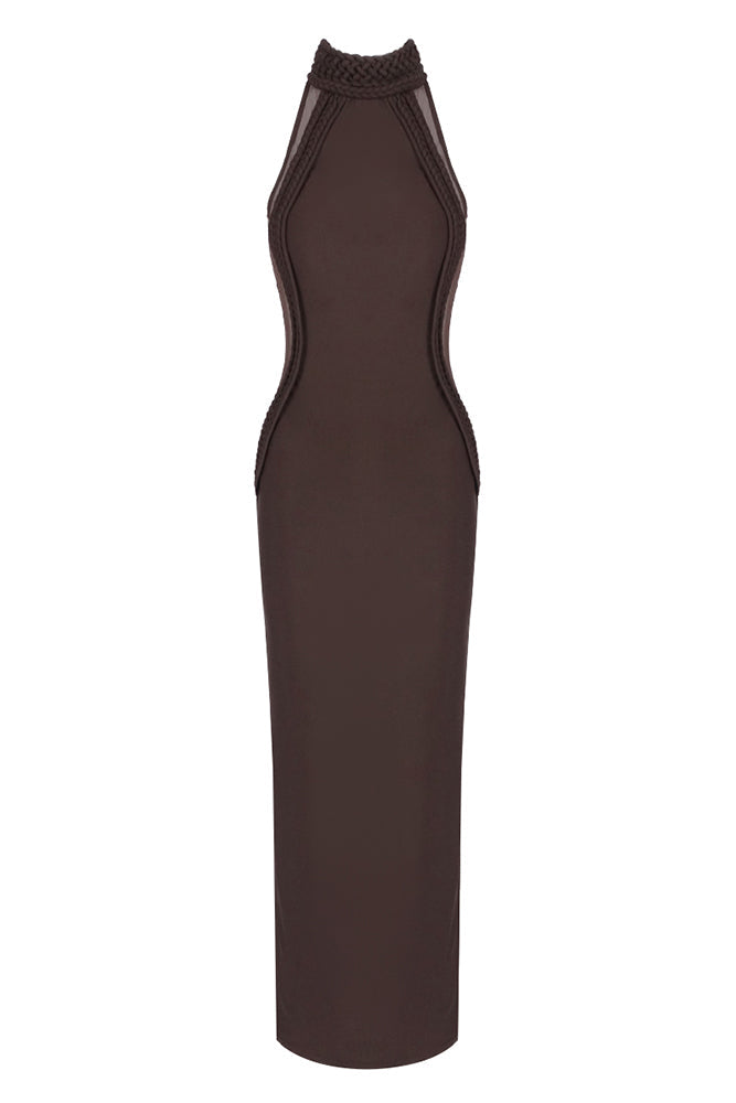 Missora Aarvi Halter Maxi Elbise | BD2644FD-1 | BD2644FD-2 | BD2644FD-3 | BD2644FD-4