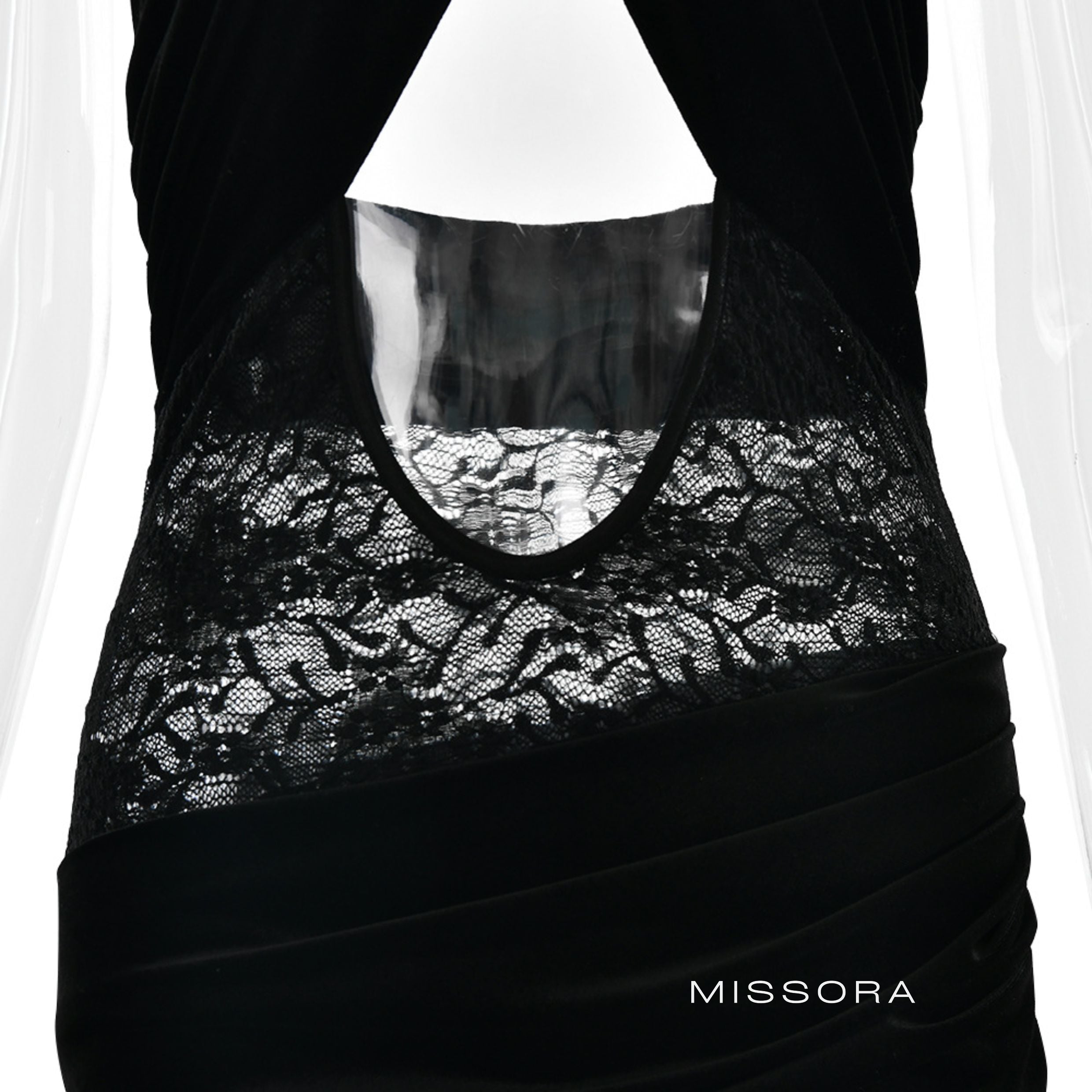 Aela Kadife Halter Midi Elbise [8KH7FB0R]