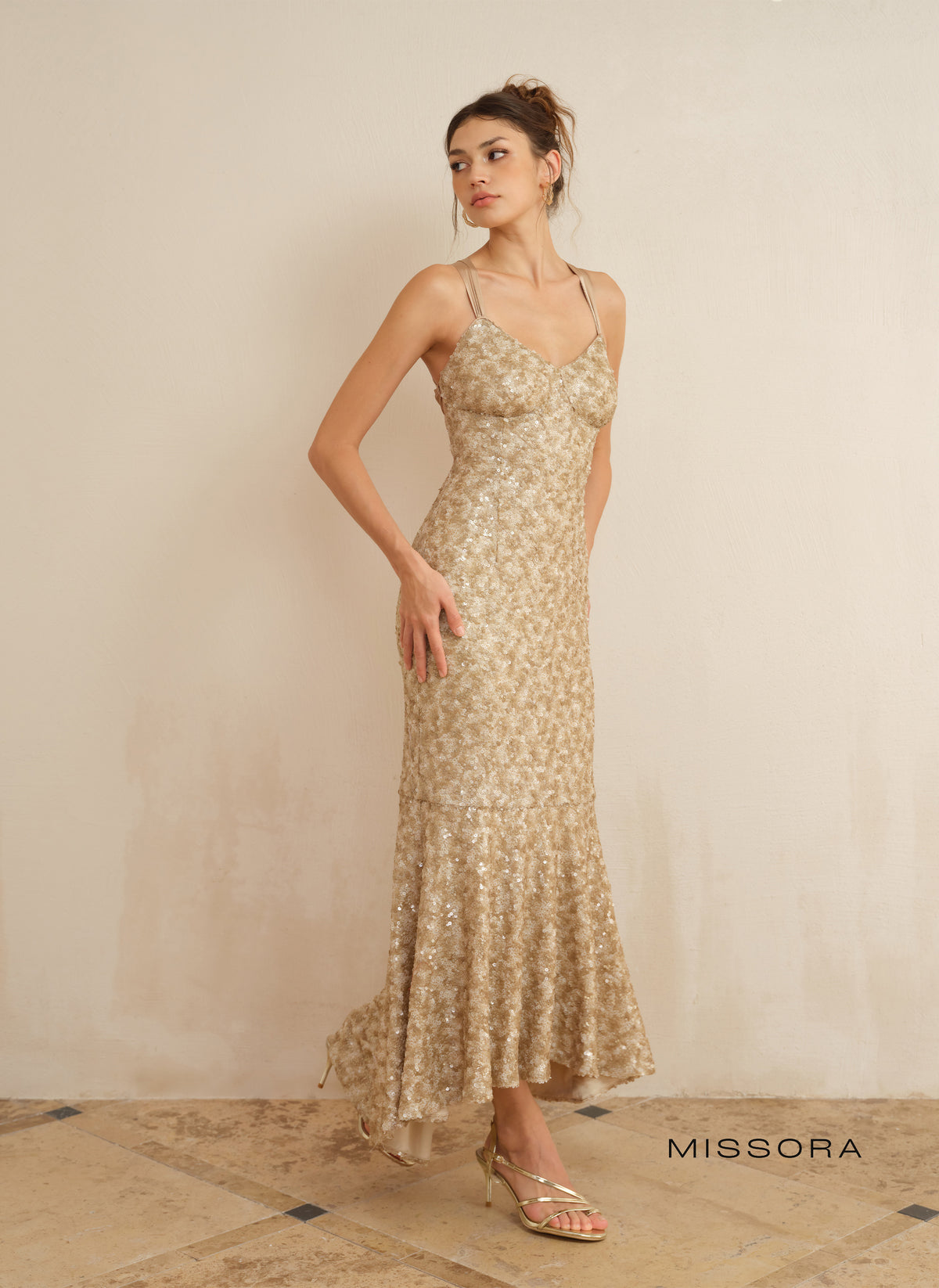 Akilah Parıltılı Balık Elbise [RYKITWU9]