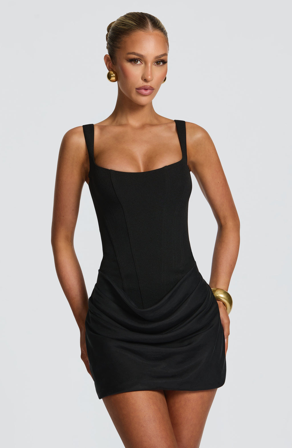Missora Alitza Corset Bodice Mini Dress