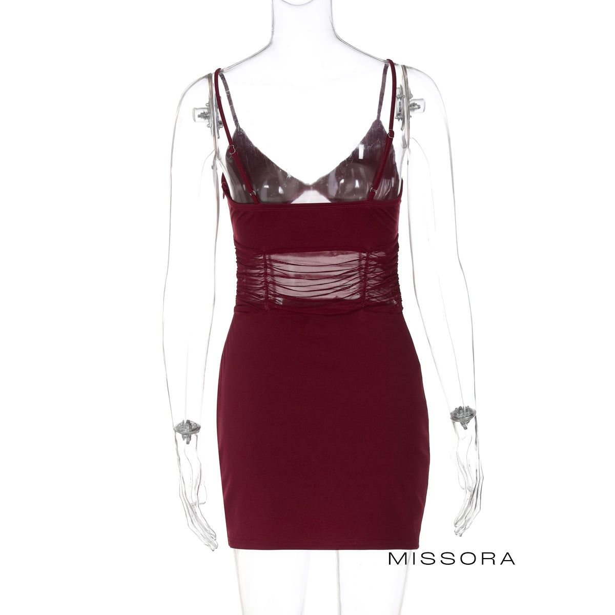 Alizah File Detaylı Bodycon Elbise [A634LXVX]