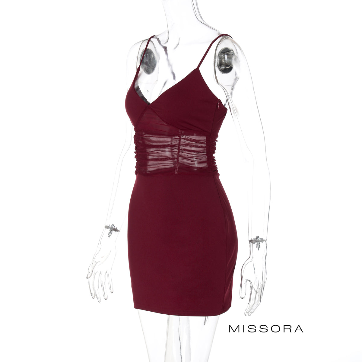 Alizah File Detaylı Bodycon Elbise [I0S265J4]