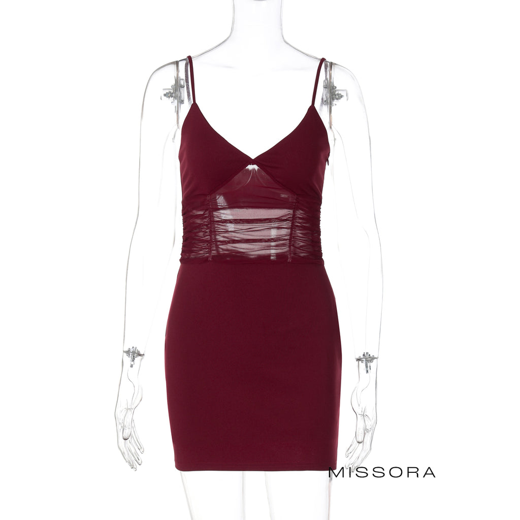 Alizah File Detaylı Bodycon Elbise [BPPMAA8W]